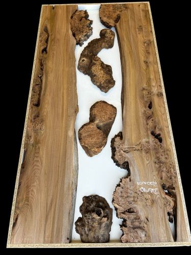 200 x 100 Burr Elm & Islands