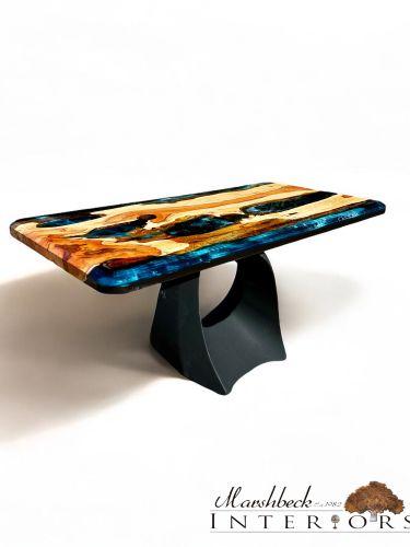 Yew & Deep Sea River Coffee Table