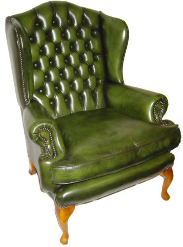 Leather Royal Wing Back Chair