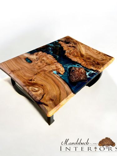 Burr Elm Islands Coffee Table