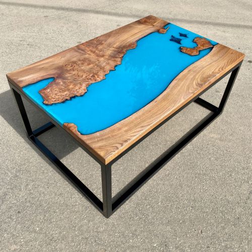 Elm Manta Ray River Coffee Table