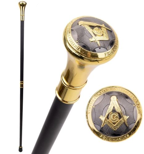 Square & Compass Swagger Stick