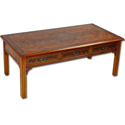 Six Drawer Chippendale Coffee Table