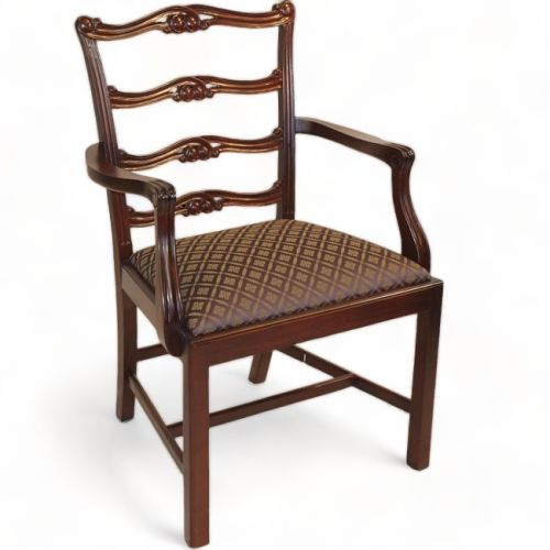 Reproduction Chippendale Ladderback Dining Chair