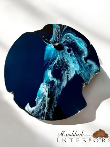 Ltd Edition Midnight Wave Side Table