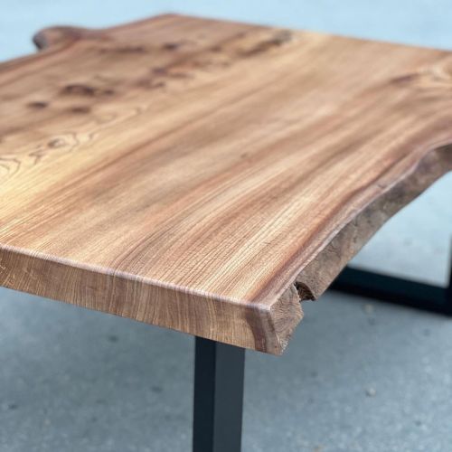 Ancient Elm Slab Coffee Table