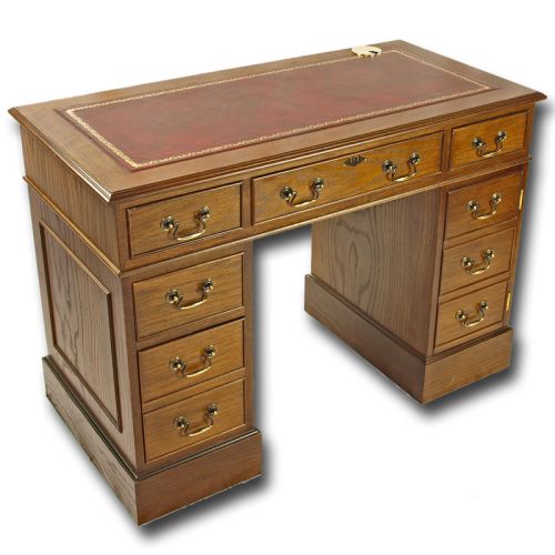 42 x 21 Regency Reproduction Pedestal Desk