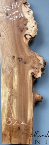 90 x 30 Burr Elm Console Table DRV76
