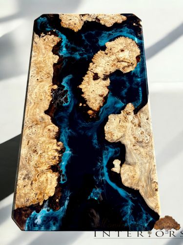 Burr Chestnut Stingray Coffee Table