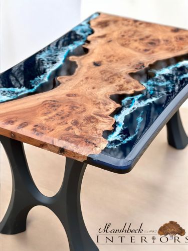 Elm Midnight Sea Coffee Table