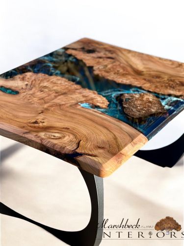 Burr Elm Islands Coffee Table