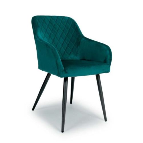 Marina Brushed Mint Velvet Dining Chair