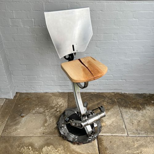 Aircraft Parts Upcycled Bar Stool 1