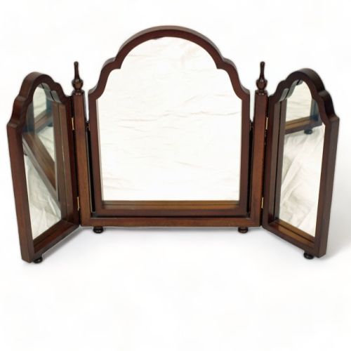 Antique Reproduction Triple Dressing Table Mirror