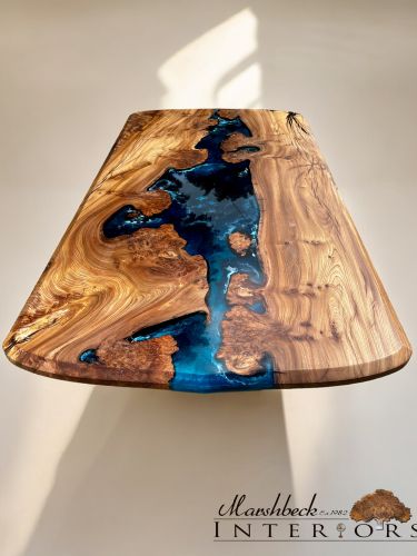 Burr Elm Stingray Dining Table