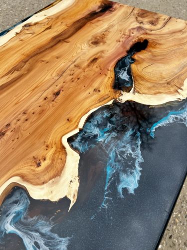 Yew Midnight Sea Coffee Table