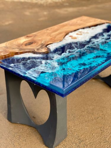 Beach Theme Ocean Coffee Table