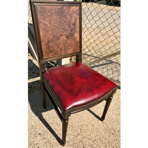 Louis Style Chairs with Burr Walnut Backs