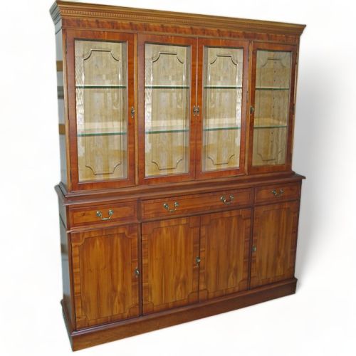 Antique Reproduction 72 Regency Glazed Bookcase