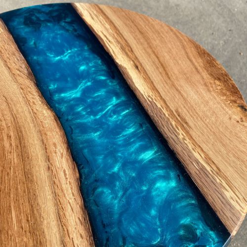 Oak & Reef Blue River Circular Side Table
