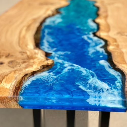 Oak & Ocean Effect River Dining Table