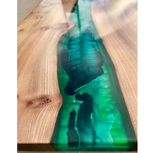 Elm & Green Resin River Coffee Table