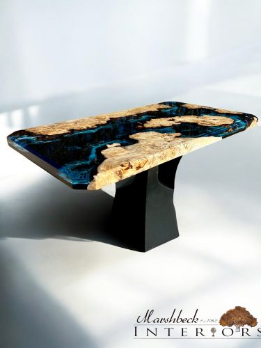 Burr Chestnut Stingray Coffee Table