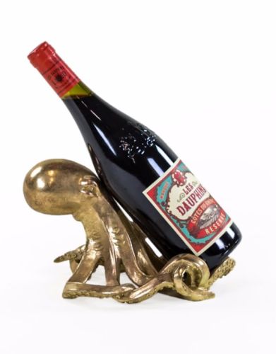 Gold Octopus Bottle Holder