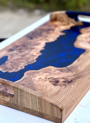 Elm & Resin Serving Tray by Marshbeck