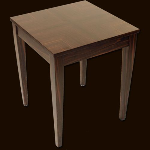 Ebony square Lamp Table