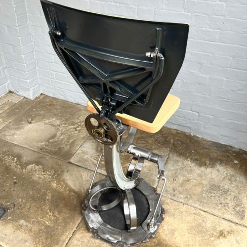 Aircraft Parts Upcycled Bar Stool 1