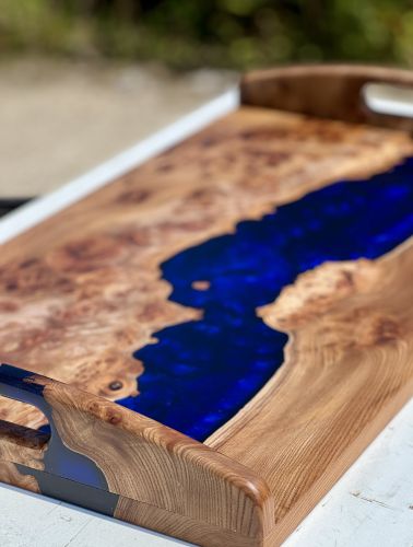 Elm & Resin Serving Tray by Marshbeck