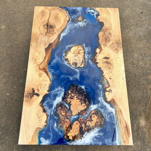 Burr Oak Islands River Coffee Table