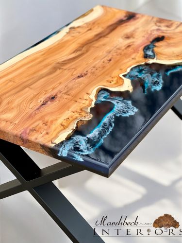 Yew Midnight Sea Coffee Table