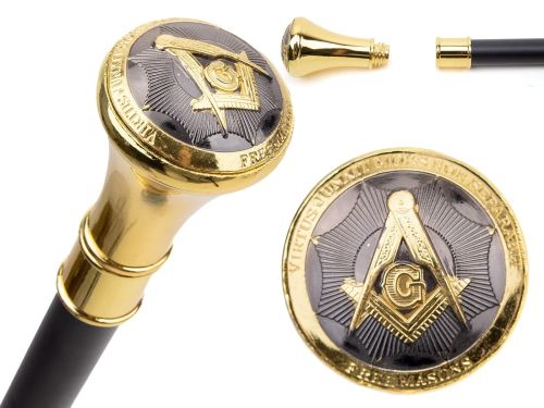 Square & Compass Swagger Stick