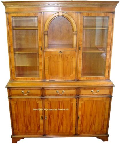 Antique Reproduction 55 Regency Cocktail Cabinet