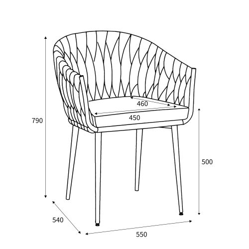 Pandora Grey Linen Effect Dining Chair