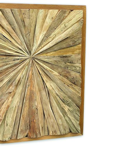 Teak Root Wall Art, Sun Panel