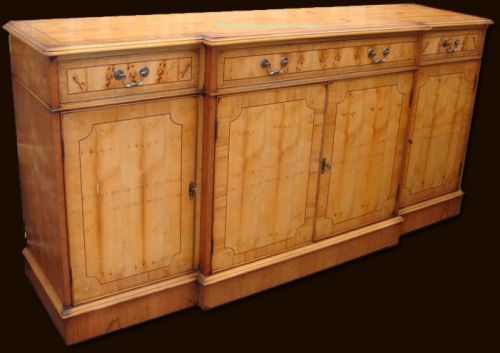 7' Regency Breakfront Sideboard