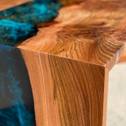 Waterfall River Coffee Table Burr Elm