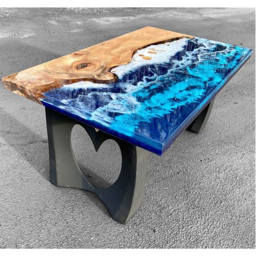 Beach Theme Ocean Coffee Table