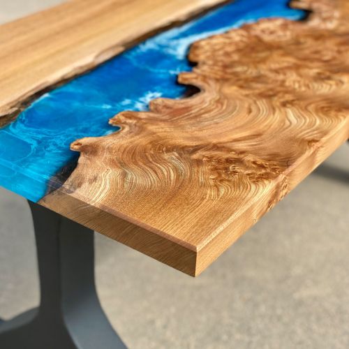 Elm & Ocean Art River Coffee Table (W)