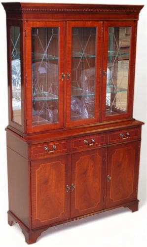 Antique Reproduction 47 Regency Glazed Bookcase