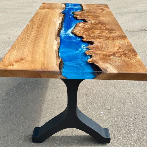 Elm & Ocean Art River Coffee Table (W)