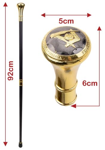 Square & Compass Swagger Stick