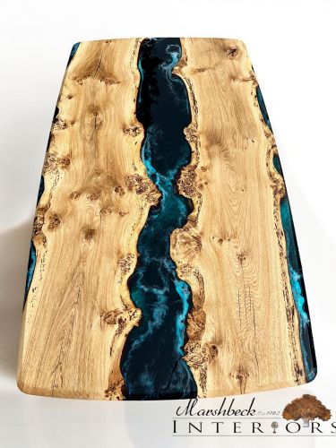 Burr Oak Sit/Stand Electric River Desk