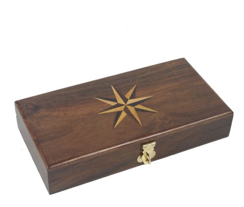 Magnifying Glass With Inlaid Box
