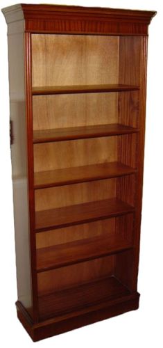 Antique Reproduction 6x31 Open Bookcase
