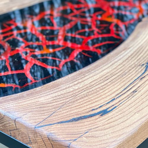 Magma Art Resin Coffee Table