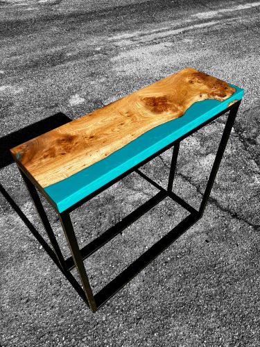 Elm & Teal Resin Console Table